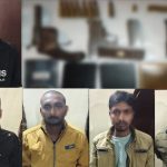 बेगूसराय में पूर्व मुखिया मर्डर केस के गवाह की हत्या करने पहुंचे पांच अपराधी गिरफ्तार, जेल में बनी थी योजना, तीन हथियार, 22 गोली बरामद