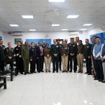 राष्ट्रीय रक्षा महाविद्यालय के प्रतिनिधिमण्डल ने झारखण्ड परिदर्शन के दौरान मुख्यालय के पुलिस पदाधिकारियों के साथ किया शिष्टाचार मुलाकात