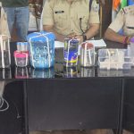 रांची के धुर्वा डहु टोली स्थित घर में छापेमारी कर पुलिस ब्राउन शुगर और हथियार के साथ दो आरोपी को किया गिरफ्तार, 4.51 लाख नगद, थार बरामद
