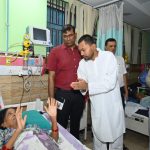 एलएनजेपी में मंत्री निशांत ने कसी नकेल: मरीजों से पूछा हाल, सफाई-जांच में देरी पर फटकार, बिना सूचना गायब डॉक्टर पर कार्रवाई 