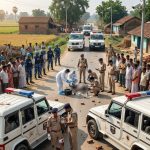सीतामढ़ी में बेखौफ अपराधियों ने की जिला परिषद् सदस्य पति की गोली मारकर हत्या, भड़की हिंसा के बाद थाना प्रभारी और जांच अधिकारी निलंबित