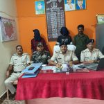 चोरी का सामान टेम्पू में लादकर ले जा रहे थे आरोपी, इचाक मोड़ पर वाहन जांच के दौरान पकड़े गए; तीन पंप और टेम्पू जब्त